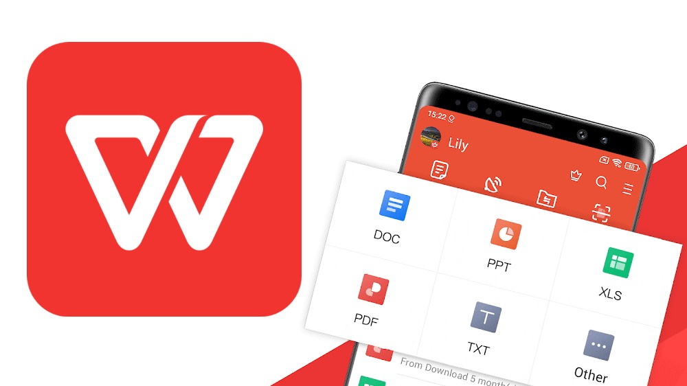 WPS Office 产品与文件类型示意图